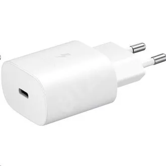 Samsung cestovní nabíječka EP-TA800NWE, Quickcharge 25W, USB-C, bílá