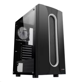 1stCOOL skříň SAURON, Middle Tower, ARGB, AU, USB 3.0, bez zdroje, černá 1stCOOL skříň SAURON, Middle Tower, ARGB, AU, USB 3.0, bez zdroje, černá
