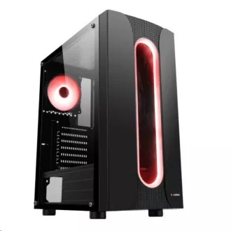 1stCOOL skříň SAURON, Middle Tower, ARGB, AU, USB 3.0, bez zdroje, černá 1stCOOL skříň SAURON, Middle Tower, ARGB, AU, USB 3.0, bez zdroje, černá