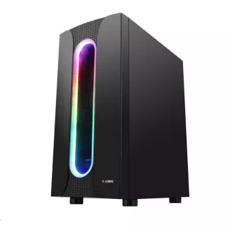 1stCOOL skříň SAURON, Middle Tower, ARGB, AU, USB 3.0, bez zdroje, černá 1stCOOL skříň SAURON, Middle Tower, ARGB, AU, USB 3.0, bez zdroje, černá
