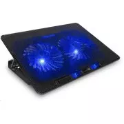 CONNECT IT chladící podložka pod notebook FrostBreeze, černá