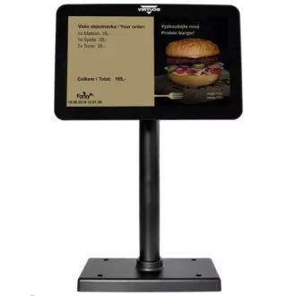 Virtuos 10, 1" LCD barevný zákaznický monitor SD1010R, USB, černý
