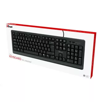 TRUST klávesnice PRIMO, membránová, USB, CZ/SK