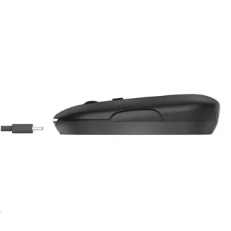 TRUST myš PUCK, bezdrátová, USB, černá