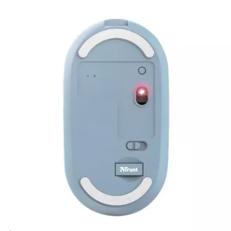 TRUST myš PUCK, bezdrátová, USB, modrá, bluetooth