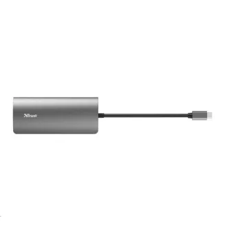 TRUST Dokovací stanice DALYX USB-C 7v1, 1xHDMI, 1xUSB-C, 2xUSB, 1x RJ45, šedá