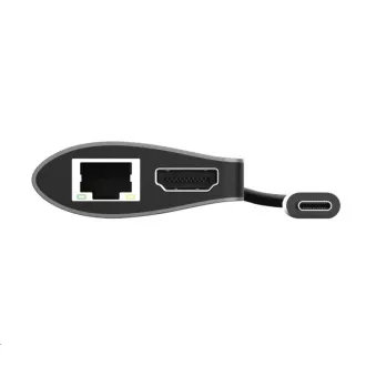 TRUST Dokovací stanice DALYX USB-C 7v1, 1xHDMI, 1xUSB-C, 2xUSB, 1x RJ45, šedá