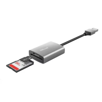 TRUST čtečka paměťových karet DALYX Fast, externí, USB 3.2, 8cm