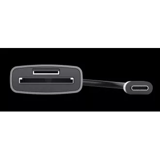 TRUST čtečka paměťových karet DALYX Fast, externí, USB-C, 8cm