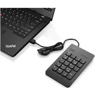 LENOVO klávesnice drátová USB Numeric Keypad Gen II, černá
