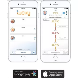 TUCKY – Chytrý teploměr a monitor polohy 2v1