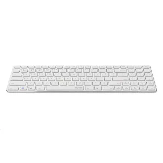 RAPOO klávesnice E9100M, bezdrátová, Ultra-slim, CZ/SK, bílá