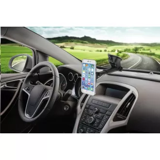 CONNECT IT držák do auta InCarz 4Strong CARBON, univerzální magnetický, 4 magnety, KARBON