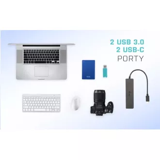 i-tec USB-C Hub Metal 4-Port