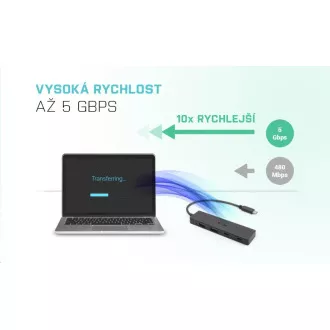 i-tec USB-C Hub Metal 4-Port