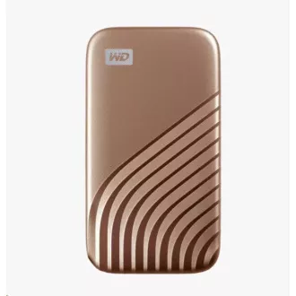 SanDisk WD My Passport SSD externí 2TB, USB-C 3.2, 1050/1000MB/s R/W PC & Mac, GOLD