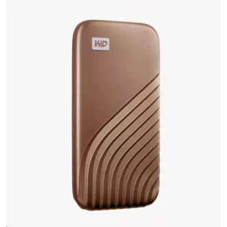 SanDisk WD My Passport SSD externí 2TB, USB-C 3.2, 1050/1000MB/s R/W PC & Mac, GOLD