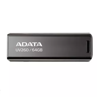 ADATA Flash Disk 16GB UV260, USB 2.0, Kovový, černá