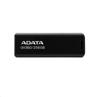 ADATA Flash Disk 256GB UV360, USB 3.2 Gen1, Kovový, černá ADATA Flash Disk 256GB UV360, USB 3.2 Gen1, Kovový, černá