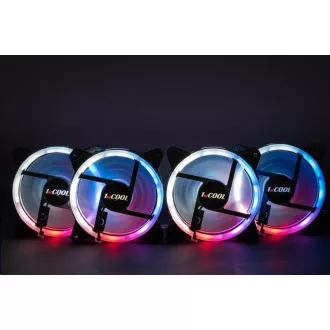 1stCOOL ventilátor ARGB pro RAINBOW sérii skříní, 12 cm 1stCOOL ventilátor ARGB pro RAINBOW sérii skříní, 12 cm