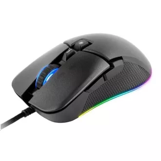 C-TECH herní myš Dawn, casual gaming, 6400 DPI, RGB podsvícení, USB