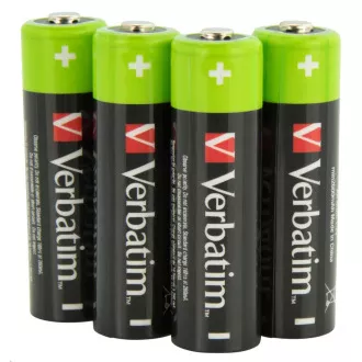 VERBATIM Nabíjecí baterie AA Premium 4-Pack 2600 mAh