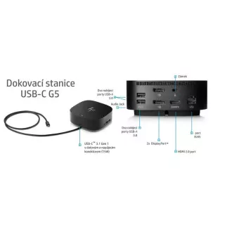 HP Dock - USB-C G5 EURO - Dokovací stanice