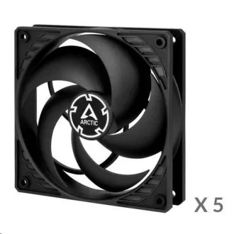ARCTIC ventilátor P12 120mm, value pack (5ks), černá