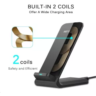 1stCOOL bezdrátová QI rychlo nabíječka 10W Black 1stCOOL bezdrátová QI rychlo nabíječka 10W Black