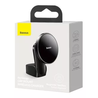 Baseus Big Energy držák s bezdrátovým nabíjením 15W černá (kompatibilní s Apple iPhone 12 Series) Baseus Big Energy držák s bezdrátovým nabíjením 15W černá (kompatibilní s Apple iPhone 12 Series)