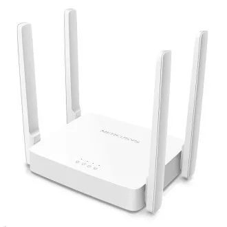 MERCUSYS AC10 WiFi5 router (AC1200, 2, 4GHz/5GHz, 2x100Mb/s LAN, 1x100Mb/s WAN)