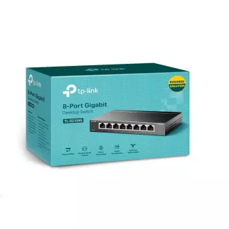 TP-Link switch TL-SG108S (8xGbE, fanless)