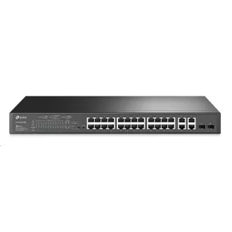 TP-Link OMADA JetStream switch TL-SL2428P (24x100Mb/s, 2xGbE, 2GbE/2xSFP combo, 24xPoE+, 250W)