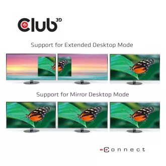 Club3D Dokovací stanice USB-C 14v1, 1xDP, 1xHDMI, 1xVGA, 2xUSB-C, 5xUSB, čtečka SD karet, 1xRJ45, černá