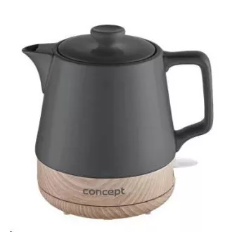 Concept RK0062 Rychlovarná konvice keramická 1, 0 l, šedá