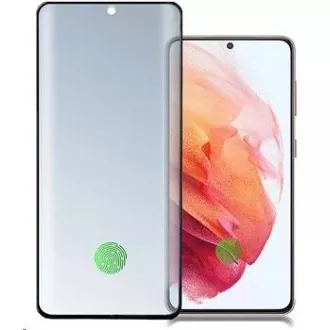 4smarts tvrzené sklo Second Glass UltraSonix pro Samsung Galaxy S21 Ultra, černá
