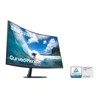 SAMSUNG MT LED LCD Monitor 24" 24T550FDRXEN- prohnutý, VA, 1920x1080, 4ms, 75Hz, HDMI, DisplayPort