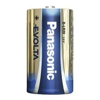 PANASONIC Alkalické baterie EVOLTA Platinum LR20EGE/2BP D 1, 5V (Blistr 2ks)