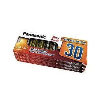 PANASONIC Alkalické baterie Pro Power LR6PPG/30BB MTO AA 1, 5V (Blistr 30ks)