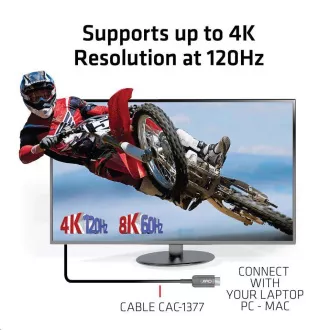 Club3D Kabel HDMI, Ultra Rychlý HDMI™ Certifikovaný AOC Cable, 4K120Hz/ 8K60Hz (M/M), 15m Club3D Kabel HDMI, Ultra Rychlý HDMI™ Certifikovaný AOC Cable, 4K120Hz/ 8K60Hz (M/M), 15m