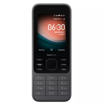 Nokia 6300 4G (2021), Dual SIM, šedo-černá Nokia 6300 4G (2021), Dual SIM, šedo-černá
