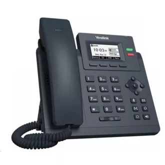 Yealink SIP-T31 IP telefon, 2, 3" 132x64 grafický, 2x RJ45 10/100, 2x SIP, s adaptérem