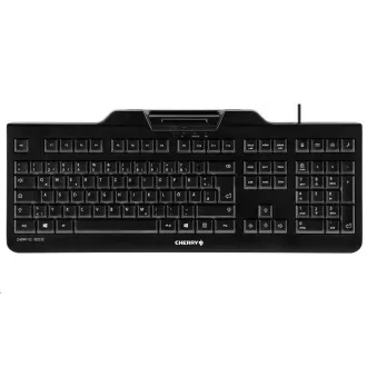 CHERRY klávesnice se čtečkou karet KC 1000 SC/ USB/ ISO 7816 podporované karty/ černá/ CZ layout CHERRY klávesnice se čtečkou karet KC 1000 SC/ USB/ ISO 7816 podporované karty/ černá/ CZ layout