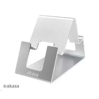 AKASA stojan Aries Pico, hliníkový stojan pro mobil a tablet, stříbrná AKASA stojan Aries Pico, hliníkový stojan pro mobil a tablet, stříbrná