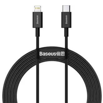 Baseus Superior Series rychlonabíjecí kabel Type-C/Lightning 20W 1m černá