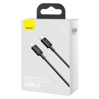 Baseus Superior Series rychlonabíjecí kabel Type-C/Lightning 20W 1m černá
