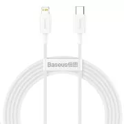 Baseus Superior Series rychlonabíjecí kabel Type-C/Lightning 20W 1m bílá