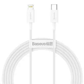 Baseus Superior Series rychlonabíjecí kabel Type-C/Lightning 20W 1m bílá