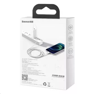 Baseus Superior Series rychlonabíjecí kabel Type-C/Lightning 20W 1m bílá