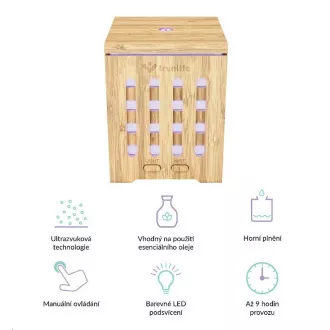 TrueLife AIR Diffuser D7 Bamboo - Aroma difuzér